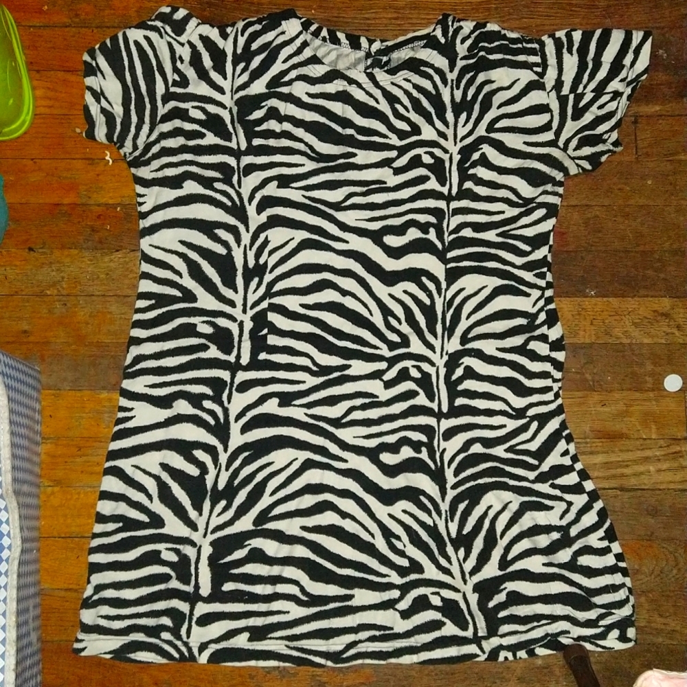 Zebra print minidress